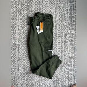 Timberland taupe green sweatpants